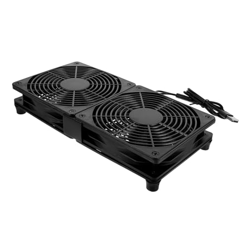 VILLCASE Usb-kühler Usb -kühlventilator Computer-fan Lüfter Usb -fan Usb-fans Abs Schwarz von VILLCASE