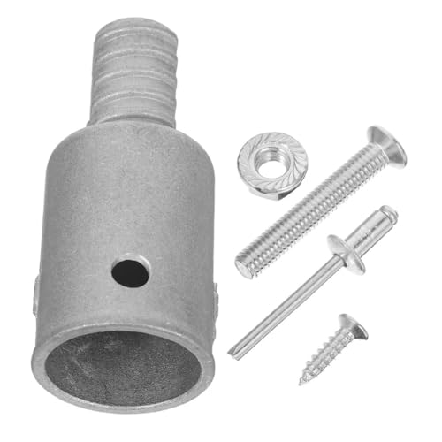 VILLCASE Verlängerte Stangenverbindung Rutenspitzen-Reparatursatz Griffspitzen mit Metallgewinde Besenstielstangenspitze Ersatzgewindespitze für Mopp Moppgriffteil Aluminiumlegierung Silber VILLCASE Verlängerte Stangenverbindung Rutenspitzen-Reparatursatz Griffspitzen mit Metallgewinde Besenstielstangenspitze Ersatzgewindespitze für Mopp Moppgriffteil Aluminiumlegierung Silber von VILLCASE