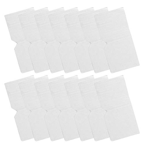 VILLCASE Verstellbarer Eckenschutz Kantenschutz, 100 Stück Verstellbarer Papp Eckschutz Weiß Bilderrahmen Papp Eckschutz Grafikrahmen Eckschutz für Kartons Umzug Versand (17x9cm) von VILLCASE