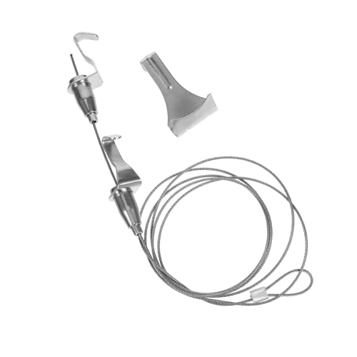 VILLCASE Verstellbares Bilderhängesystem mit Schwerem Stahlseil und Stabilen Haken Metallisches Bildaufhängeset für Galerien Ausstellungen und Zuhause Rostfrei Belastbar Einfach VILLCASE Verstellbares Bilderhängesystem mit Schwerem Stahlseil und Stabilen Haken Metallisches Bildaufhängeset für Galerien Ausstellungen und Zuhause Rostfrei Belastbar Einfach von VILLCASE