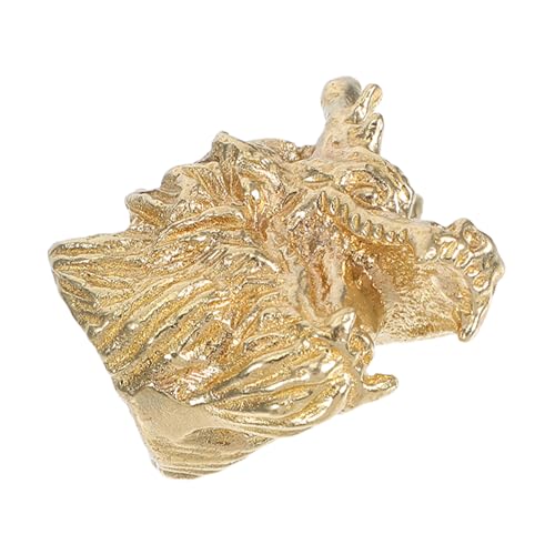VILLCASE Vintage Messing Türgriff Chinesischer Stil Schubladenknopf für Möbel Geeignet für Küchen und Kleiderschränke Zeitloses Design mit Einzigartärem Flair von VILLCASE