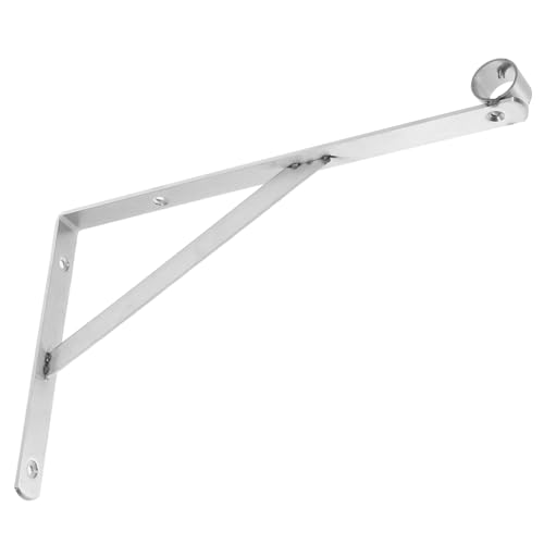 VILLCASE Wäscheständer Stangenhalterungshalter Robuste Kleiderstangenhalterung Schrankhalterung Stangenhalterung Für Schwere Lasten Schwere Regalhalterungen Rostfreier Stahl Silver VILLCASE Wäscheständer Stangenhalterungshalter Robuste Kleiderstangenhalterung Schrankhalterung Stangenhalterung Für Schwere Lasten Schwere Regalhalterungen Rostfreier Stahl Silver von VILLCASE