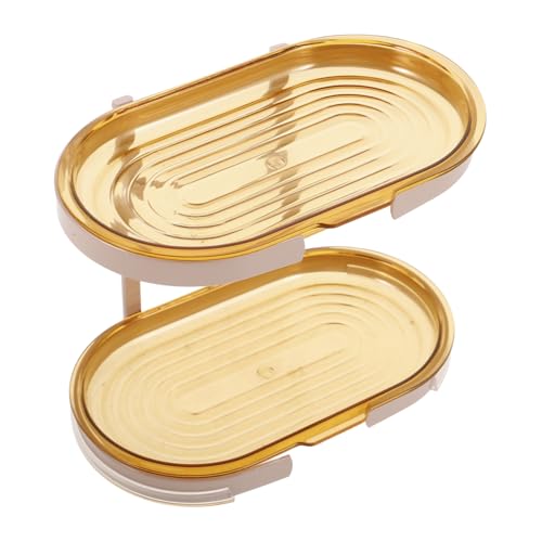 VILLCASE Wandmontierter Seifenhalter Eisenkunststoff Doppellagige Transparente Seifenschale Für Badezimmer Und Stilvolles Design Einfach Zu Reinigen Und Langlebig VILLCASE Wandmontierter Seifenhalter Eisenkunststoff Doppellagige Transparente Seifenschale Für Badezimmer Und Stilvolles Design Einfach Zu Reinigen Und Langlebig von VILLCASE