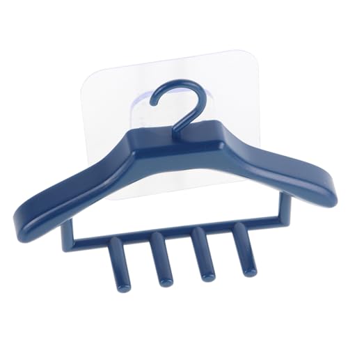 VILLCASE Wandmontierter Zahnbürstenhalter für Badezimmer Selbstklebend Platzsparend Kunststoff Einfache Installation ohne Bohren Organizer für Zahnbürsten und Utensilien von VILLCASE