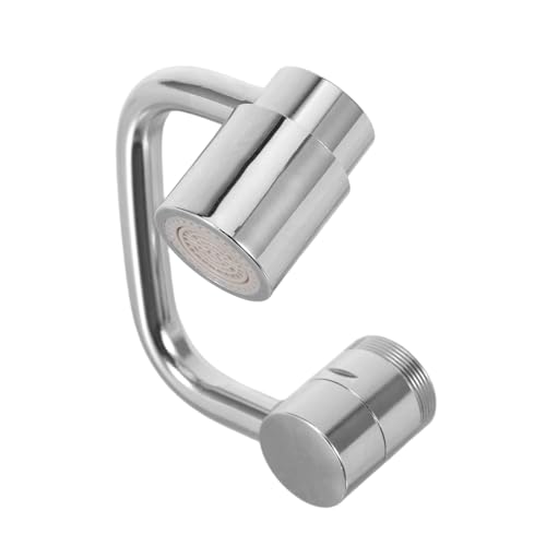 VILLCASE Wasserhahnverlängerung mit Drehbarem Robustem Schwenkarm Bad Küchenadapter für Waschbecken Erweiterte Wasserabdeckung Einfache Montage ohne Werkzeug Platzsparendes Design von VILLCASE