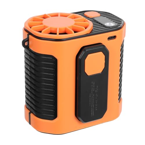 VILLCASE Wiederaufladbarer Tragbarer Outdoor Gürtelventilator mit Akku Digitalanzeige Starker Luftstrom Leichtes Clip Design für Camping Baustelle Reisen und Arbeitsschutz VILLCASE Wiederaufladbarer Tragbarer Outdoor Gürtelventilator mit Akku Digitalanzeige Starker Luftstrom Leichtes Clip Design für Camping Baustelle Reisen und Arbeitsschutz von VILLCASE
