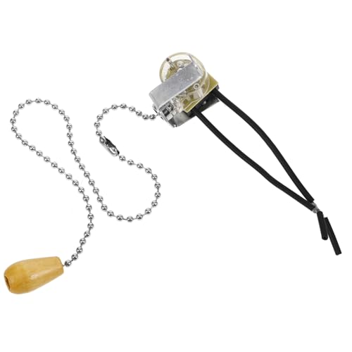 VILLCASE Zugschalter für Lampe Geräuschloser Lichtzugschalter Badezimmer Zugschnur Lichtschalter Robustes Material Einfache Installation für Wandlampen und Tischlampen von VILLCASE