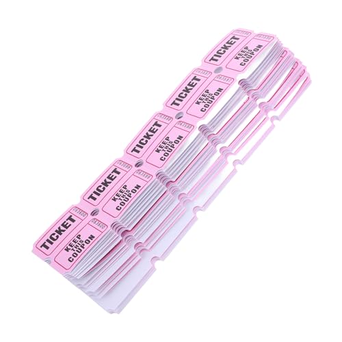 VILLFUL 200 Stück Lose Doppelrolle für Veranstaltungen Spendenaktionen und Klassenzimmerbelohnungen Karnevalstickets Vielseitig Einsetzbar Einzigartiges Design VILLFUL 200 Stück Lose Doppelrolle für Veranstaltungen Spendenaktionen und Klassenzimmerbelohnungen Karnevalstickets Vielseitig Einsetzbar Einzigartiges Design von VILLFUL