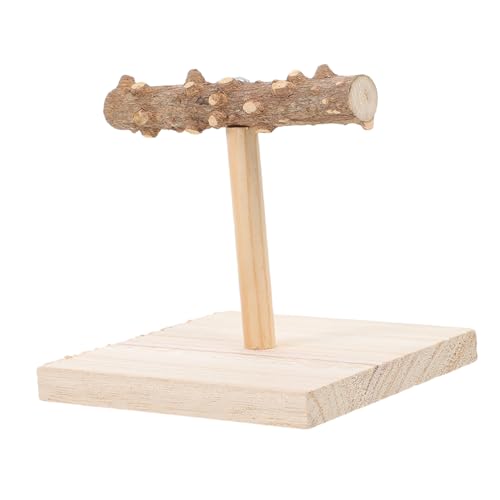 VILLFUL Papageien Vogel Trainingsständer aus Holz Tragbare Tisch Vogelsitzstange mit Sockel Interaktives Spielzeug für Sittiche Vielseitig Einsetzbar für Käfig Schreibtisch und VILLFUL Papageien Vogel Trainingsständer aus Holz Tragbare Tisch Vogelsitzstange mit Sockel Interaktives Spielzeug für Sittiche Vielseitig Einsetzbar für Käfig Schreibtisch und von VILLFUL
