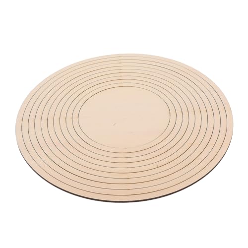 VILLFUL 1 Satz Schlammbrettschneidemittel Schiene Tonbildzeuge Keramikschneidwerkzeuge Skulptionsinstrument runde Töpferwerkzeuge Handwerkswerkzeug DIY -Keramikwerkzeuge Holz Beige von VILLFUL