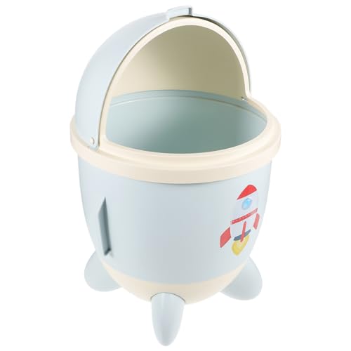VILLFUL 1 Stück Runder Mülleimer aus Kunststoff mit Kreativem Raketen Design Bunter Abfallbehälter für Kinderzimmer Küche Bad Wohnzimmer und Büro für Vielseitige Nutzung Zufällige Farbe VILLFUL 1 Stück Runder Mülleimer aus Kunststoff mit Kreativem Raketen Design Bunter Abfallbehälter für Kinderzimmer Küche Bad Wohnzimmer und Büro für Vielseitige Nutzung Zufällige Farbe von VILLFUL