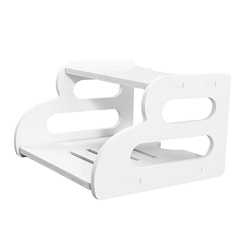VILLFUL 1 X Router Rack Set Top Box Halter Set Top Box Rack Router Ständer Router Halter Stanzfreies Rack Router Aufbewahrungsregal Aufbewahrungshalter Wandmontage Rack von VILLFUL