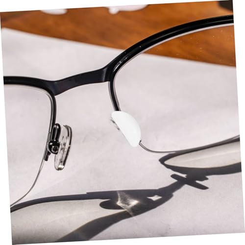 VILLFUL 10 Paare Selbstklebende Silikon Nasenpads für Brillen D förmige Anti rutsch Nasenpolster Weich und Komfortabel Transparent Geeignet für Vollrahmen Brillen und Sonnenbrillen von VILLFUL