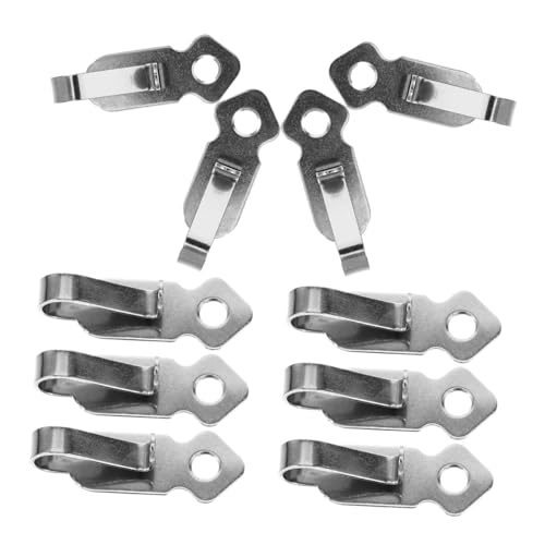 VILLFUL 10 Sätze Edelstahl Schraubhaken für Lichterketten Außenbereich Stabile Aufhängung für LED lichtstreifen Vielseitige Haken für Pflanzkörbe und Festdekoration Einfache Montage von VILLFUL