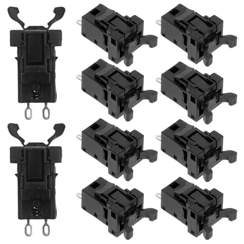 VILLFUL 10 Stück Push Latch für Touch Lid Mülleimer Langlebige Verriegelung Einfache Installation für Mühelose und Reparatur von Abfallbehältern von VILLFUL