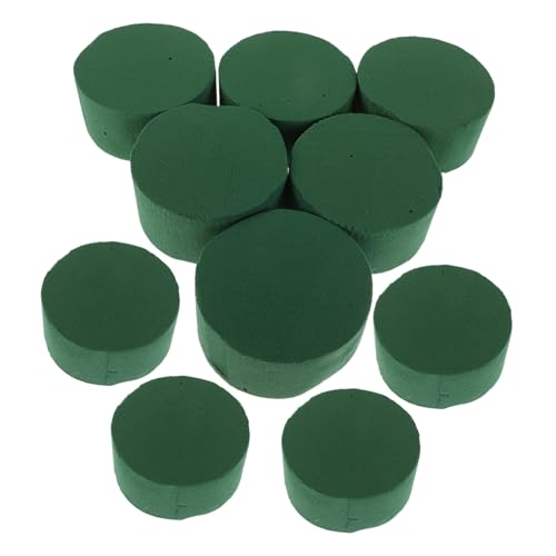 VILLFUL 10 Stück Schaum Runde Blumenschwämme für Arrangements Wasserabsorbierende Basis für Trockenblumen und Kunstblumen für Hochzeiten Partys und Heimdekoration VILLFUL 10 Stück Schaum Runde Blumenschwämme für Arrangements Wasserabsorbierende Basis für Trockenblumen und Kunstblumen für Hochzeiten Partys und Heimdekoration von VILLFUL