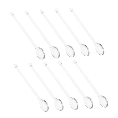 VILLFUL 10 Stück Teiliges Cocktail Löffel aus Hitzebeständigem Transparentem Moderne Rührlöffel für Kaffee Tee und Getränke Robust und Leicht zu Reinigen für Zuhause und Partys VILLFUL 10 Stück Teiliges Cocktail Löffel aus Hitzebeständigem Transparentem Moderne Rührlöffel für Kaffee Tee und Getränke Robust und Leicht zu Reinigen für Zuhause und Partys von VILLFUL