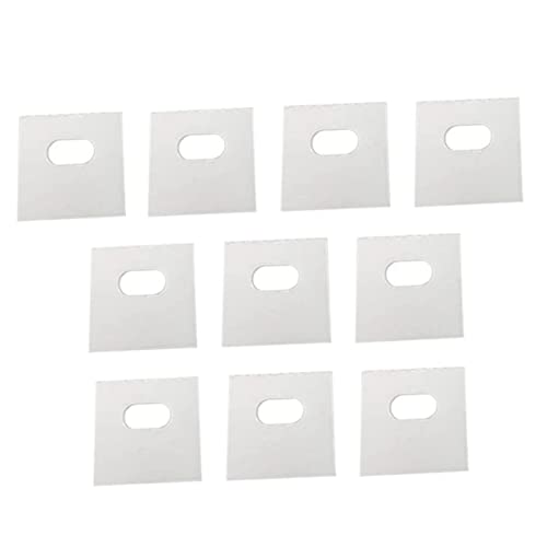 VILLFUL 10 Stück Teiliges Jalousie Reparaturaufkleber Transparent Selbstklebend Stark Haftend Langlebig für Fenster Vorhänge Lamellenschutz Pom Blind Vane Saver Geeignet von VILLFUL