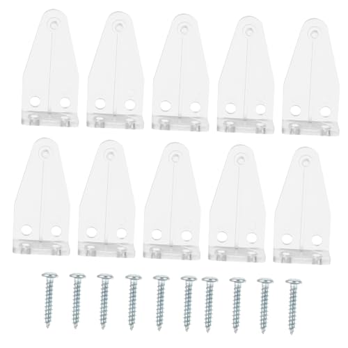 VILLFUL 10 Stück Transparente Blendenhalter Clips für Jalousien Kunststoff Halterungen und Bruchfest für Fensterdekoration und Einfache Montage von VILLFUL