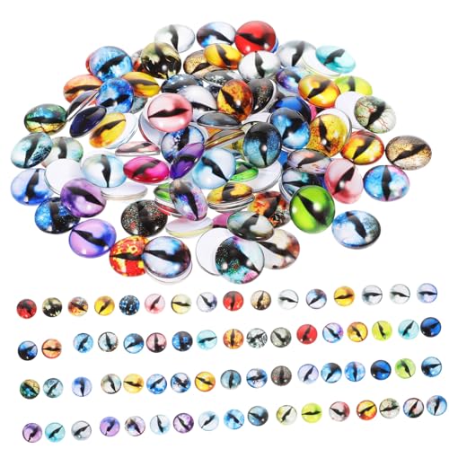 VILLFUL 100 Stück Glasaugen für Tierpuppen DIY Basteln Realistische Puppenaugen aus Hochwertigem Glas für Amigurumi Häkeltiere und Halloween Dekorationen VILLFUL 100 Stück Glasaugen für Tierpuppen DIY Basteln Realistische Puppenaugen aus Hochwertigem Glas für Amigurumi Häkeltiere und Halloween Dekorationen von VILLFUL