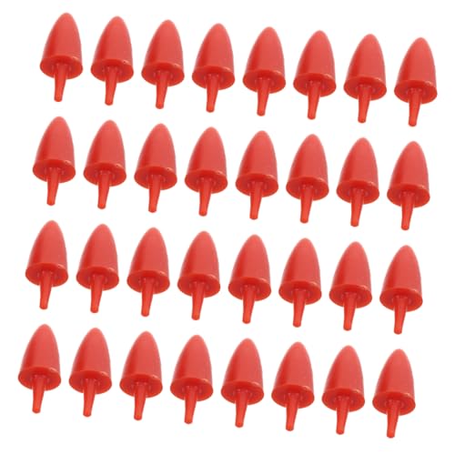 VILLFUL 100 Stück Karottenförmige Schneemann Nasen DIY Bastelzubehör für Winterdekoration für Familienaktivitäten und Kreative Schneemanngestaltung Haltbarem von VILLFUL