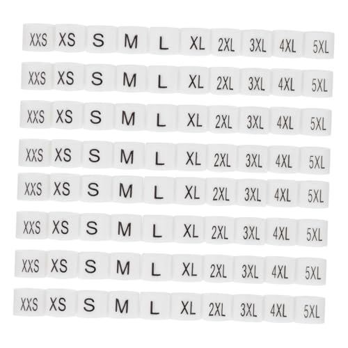 VILLFUL 100 Stück Kunststoff Kleiderbügel Größenmarkierer Farbcodierte Größenringe Sortiment Kit von Xxs für Garderoben und Bekleidungsläden Langlebige Größenkennzeichnung VILLFUL 100 Stück Kunststoff Kleiderbügel Größenmarkierer Farbcodierte Größenringe Sortiment Kit von Xxs für Garderoben und Bekleidungsläden Langlebige Größenkennzeichnung von VILLFUL