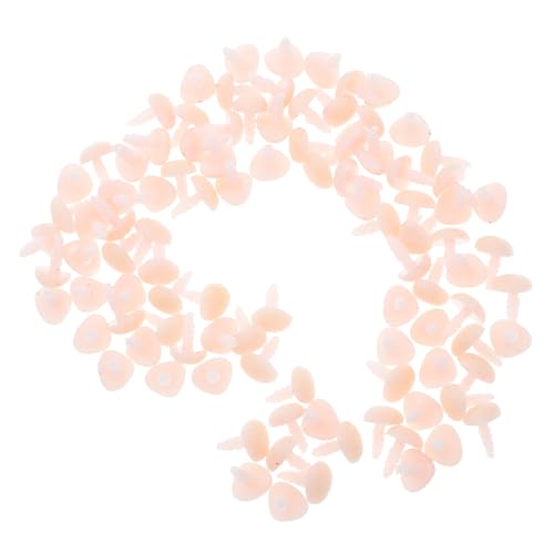 VILLFUL 100 Stück Mini Plüsch Bären Nase Set DIY Kunststoff Nase für Stofftiere Sicher für Bastelprojekte ohne Unterlegscheibe Trianguläre Form für Kreative Spielzeuge VILLFUL 100 Stück Mini Plüsch Bären Nase Set DIY Kunststoff Nase für Stofftiere Sicher für Bastelprojekte ohne Unterlegscheibe Trianguläre Form für Kreative Spielzeuge von VILLFUL