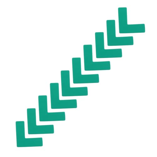 VILLFUL 100 Stück Selbstklebende Aufkleber Schilder Bodenetiketten Für Zuhause Abnehmbare Positionierung Aufkleber Markierung Feste Warnaufkleber von VILLFUL