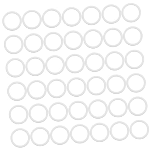 VILLFUL 100 Stück Teiliges Metall Verstellbare Büstenhalter ring Schnallen Clips für Büstenhalter träger und Bodysuit Weiße Kunststoffbeschichtung Langlebige Eisenschließe zum Nähen und VILLFUL 100 Stück Teiliges Metall Verstellbare Büstenhalter ring Schnallen Clips für Büstenhalter träger und Bodysuit Weiße Kunststoffbeschichtung Langlebige Eisenschließe zum Nähen und von VILLFUL