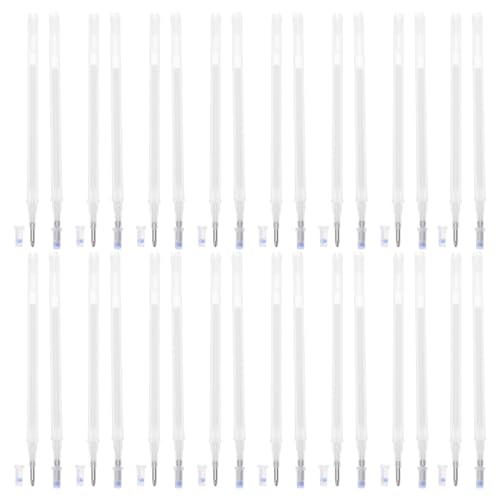 VILLFUL 100 Stück Wärmelöschbare Stoffmarkierungsstift Nachfüllungen Weiß Hitzeradierbar für Schneiderei Quilten DIY Nähen Hohe Temperaturbeständigkeit Vielseitig Einsetzbar von VILLFUL