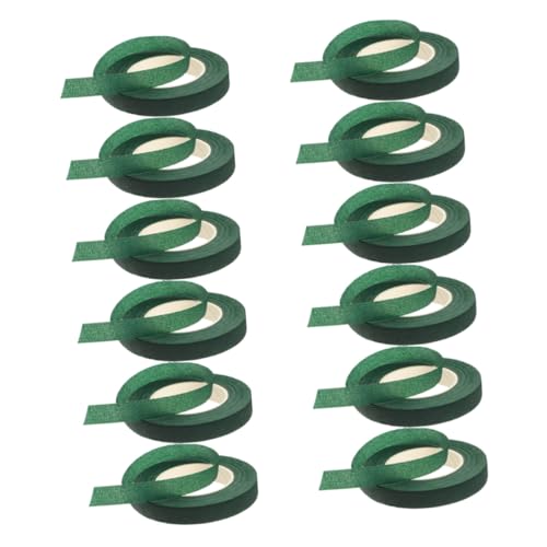 VILLFUL 12 Rollen Floristikband Selbstklebend Krepppapierband für Blumenarrangements Straußwickeln Robuste Blumengestaltung Vielseitiges Floristenband für DIY und Dekoration VILLFUL 12 Rollen Floristikband Selbstklebend Krepppapierband für Blumenarrangements Straußwickeln Robuste Blumengestaltung Vielseitiges Floristenband für DIY und Dekoration von VILLFUL