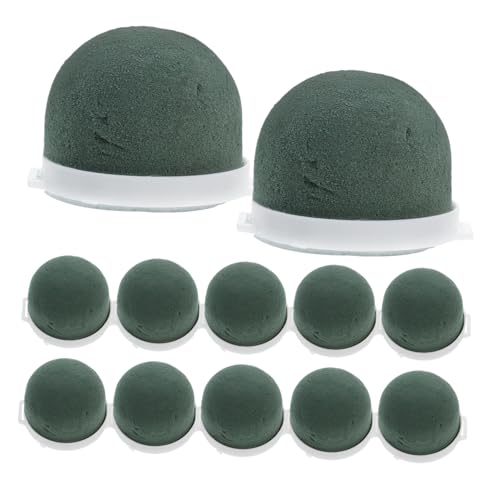 VILLFUL 12 Stück Mini-blumenschlamm Runde Blumenschaumhalter Floristen-formblöcke Blumen-bastelbehälter Blumenanordnungsplatte Basis Blumenhandwerksinhaber Steckschaum Rund Pp Grün VILLFUL 12 Stück Mini-blumenschlamm Runde Blumenschaumhalter Floristen-formblöcke Blumen-bastelbehälter Blumenanordnungsplatte Basis Blumenhandwerksinhaber Steckschaum Rund Pp Grün von VILLFUL