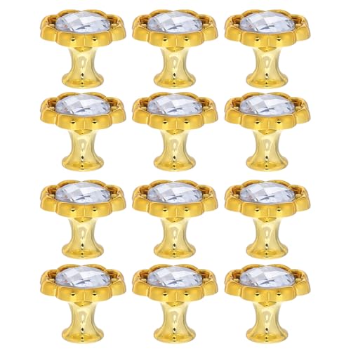 VILLFUL 12 Stück Moderne Möbelgriffe mit Schrauben Funkelnde Rhinestone Schubladenknöpfe für Küchenschränke Kleiderschränke und Kommoden VILLFUL 12 Stück Moderne Möbelgriffe mit Schrauben Funkelnde Rhinestone Schubladenknöpfe für Küchenschränke Kleiderschränke und Kommoden von VILLFUL