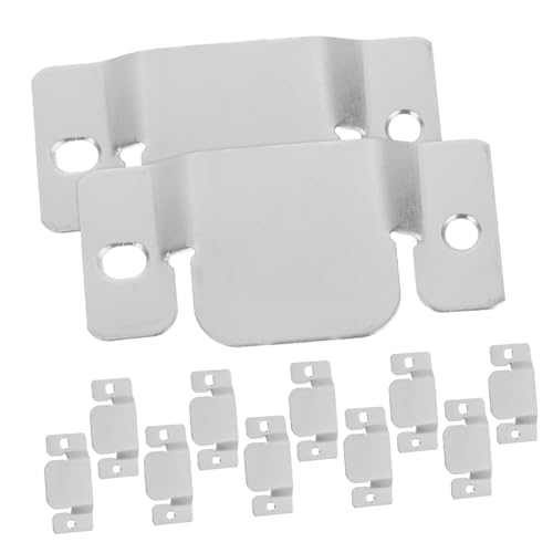 VILLFUL 12 Stück Teiliges Metall Sofa Verbindungselemente Robuste Ineinandergreifende Couch Verbinder mit Verzahnung Einfache Werkzeugfreie Montage Stabile Eckverbinder für Doppelsitzige von VILLFUL