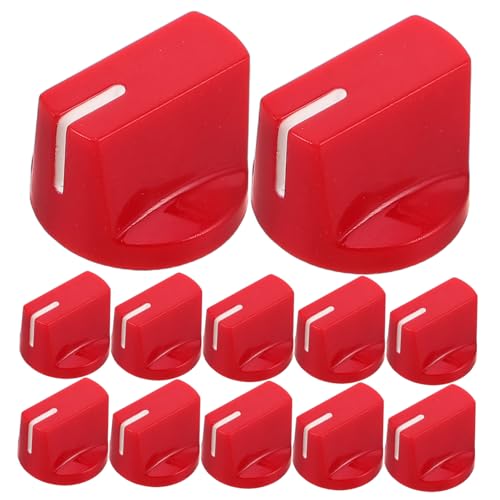 VILLFUL 12 Stück Teiliges Potentiometer Drehknöpfe Rot Kunststoff mit Rundloch Lautstärkeregler Ersatzknöpfe Gitarre und Bass Kompatibel Vielseitig und Langlebig VILLFUL 12 Stück Teiliges Potentiometer Drehknöpfe Rot Kunststoff mit Rundloch Lautstärkeregler Ersatzknöpfe Gitarre und Bass Kompatibel Vielseitig und Langlebig von VILLFUL