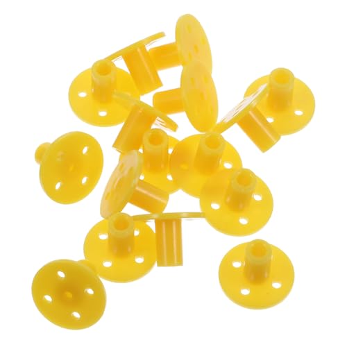 VILLFUL 16 Stück Teiliges Kunststoff flansche Befestigung Praktische Halterung für DIY verbindung Dekorative Flanschbefestigung Industrielle Montage von VILLFUL