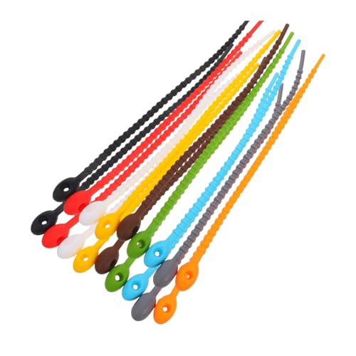 VILLFUL 18 Stück Teiliges Wiederverwendbare Kabelbinder Elastische Selbstverriegelnde für Bbq Gemüse Bündelung und Schreibtisch Organisation Grün Rot Schwarz Himmelblau Gelb Orange Braun VILLFUL 18 Stück Teiliges Wiederverwendbare Kabelbinder Elastische Selbstverriegelnde für Bbq Gemüse Bündelung und Schreibtisch Organisation Grün Rot Schwarz Himmelblau Gelb Orange Braun von VILLFUL