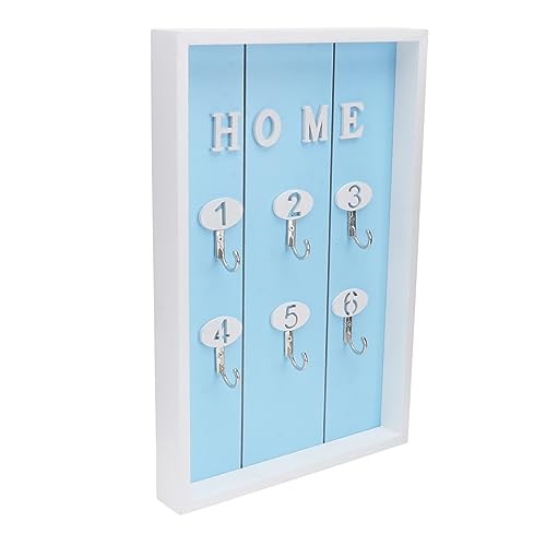 VILLFUL 1Stück Nordic Wandhängende Schlüsselbox Kreative Aufbewahrungslösung für Eingangsbereich Schlüsselkasten mit Haken Design für Zuhause von VILLFUL