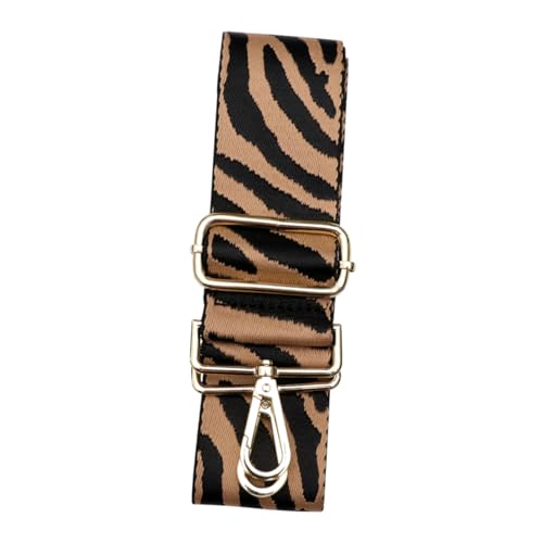 VILLFUL Breiter Zebra-Druck Schultergurt Verstellbarer Canvas Gurtband Ersatzgurt Für Tasche Crossbody-Gurt Schultergürtel VILLFUL Breiter Zebra-Druck Schultergurt Verstellbarer Canvas Gurtband Ersatzgurt Für Tasche Crossbody-Gurt Schultergürtel von VILLFUL