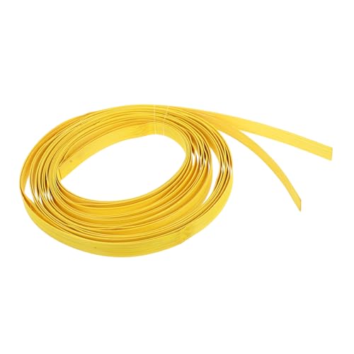 VILLFUL 2 Rollen Bambusstreifen für DIY Korbherstellung Natürliche Webstreifen und Breit für Bastelprojekte und Handwerksmaterialien von VILLFUL