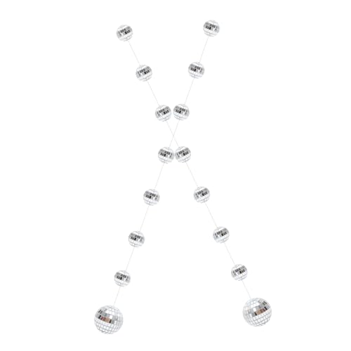 VILLFUL Spiegel-diskokugel Hängend Zum Ziehen Glas Dekoration Für Party Disco Bar Ktv Heimgebrauch Lichtreflexionen Schickes Ornament VILLFUL Spiegel-diskokugel Hängend Zum Ziehen Glas Dekoration Für Party Disco Bar Ktv Heimgebrauch Lichtreflexionen Schickes Ornament von VILLFUL