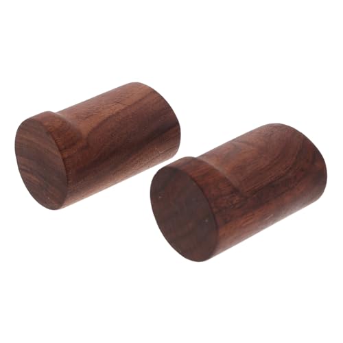 VILLFUL 2 Satz Holz Garderobenhaken Wandmontage Natürliche Holz Wandhaken Kleiderhaken für Flur Schlafzimmer Minimalistisch Robust Einfache Befestigung ohne Bohren von VILLFUL