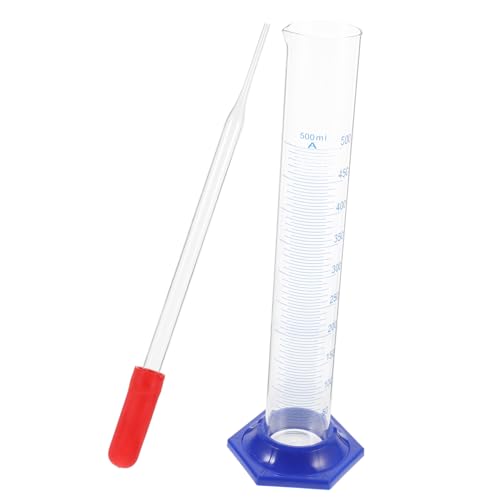 VILLFUL 2stücke Glas Messzylinder Mit Schmaler Öffnung Labor Chemie Ausrüstung Präzisionsmessung Für Professionelle Nutzung Und Naturwissenschaftlichen Unterricht von VILLFUL