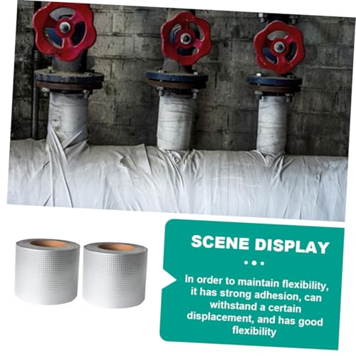 VILLFUL 2 Stück Butyl dichtungsband Selbstklebendes Wasserdichtes Reparaturband mit UV Wetterbeständigkeit Stark Haftend für Rohrleitungen Dach und Leckageabdichtung Zuhause VILLFUL 2 Stück Butyl dichtungsband Selbstklebendes Wasserdichtes Reparaturband mit UV Wetterbeständigkeit Stark Haftend für Rohrleitungen Dach und Leckageabdichtung Zuhause von VILLFUL