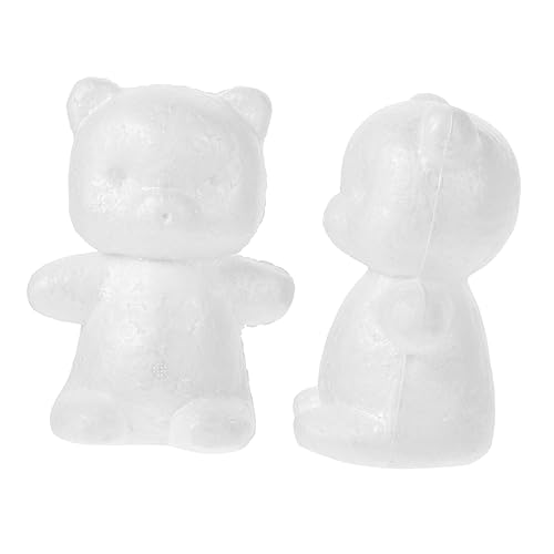VILLFUL 2 Stück DIY Bärenform Modellierung für Hochzeitsdekoration Hohe Weiße Bärenmould für Partys und Kunstprojekte für Bastelarbeiten von VILLFUL
