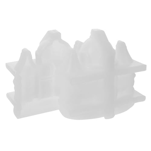 VILLFUL 2 Stück Duftkerzenform Mini-haus-silikonform Schloss Kerze Diy Schimmel Kerzenform Aus Silikon Zum Selbermachen Silikonkerzenform Kerzenform Für Aromatherapie Kieselgel von VILLFUL