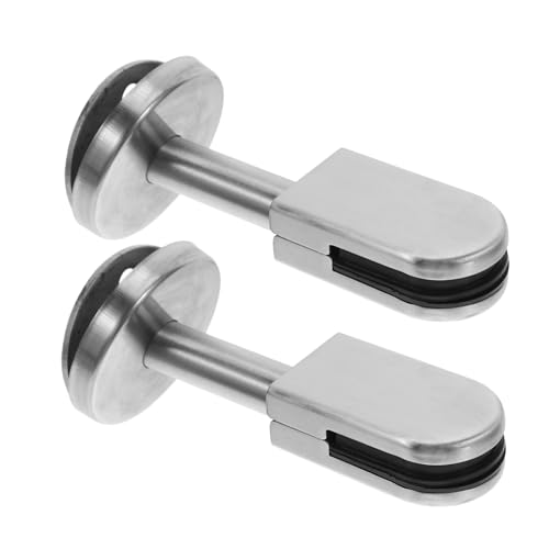VILLFUL 2 Stück Edelstahl Glashalter für Glasplatten Verstellbare Halterung mit Hoher Tragfähigkeit Rostfrei Geeignet für Glasregale Trennwände Sichtschutz im Büro und Zuhause VILLFUL 2 Stück Edelstahl Glashalter für Glasplatten Verstellbare Halterung mit Hoher Tragfähigkeit Rostfrei Geeignet für Glasregale Trennwände Sichtschutz im Büro und Zuhause von VILLFUL