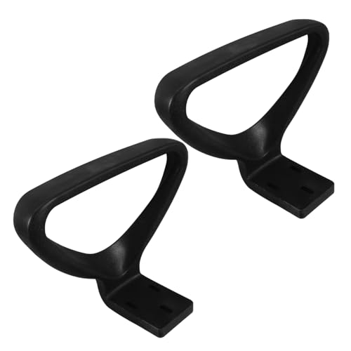 VILLFUL 2 Stück Ergonomische Bürostuhl Armlehnen Ersatzteile Verschleißfest Passend für Büro Chefsessel und Drehstuhl Robuste Möbelarmlehnen für Komfortable Tägliche Nutzung von VILLFUL