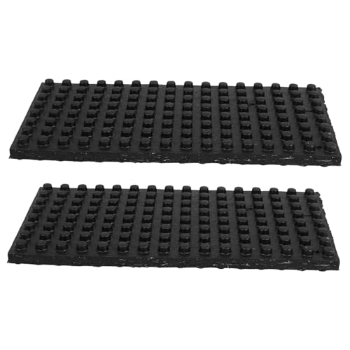 VILLFUL 2 Stück Gummi schwingungsdämpfer Rutschfeste Vibrationsisolator Pads für Klimaanlagen Möbel Waschmaschinen Industriegeräte mit Effektiver Geräuschdämmung und Einfacher Montage von VILLFUL