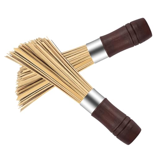 VILLFUL 2 Stück Holz Küchenbürste mit Griff Ergonomisch Geformt Dichtes Borstenmaterial Vielseitig für Töpfe Pfannen Spülen Schonend für Beschichtungen für Wok und Kochgeschirrreinigung VILLFUL 2 Stück Holz Küchenbürste mit Griff Ergonomisch Geformt Dichtes Borstenmaterial Vielseitig für Töpfe Pfannen Spülen Schonend für Beschichtungen für Wok und Kochgeschirrreinigung von VILLFUL